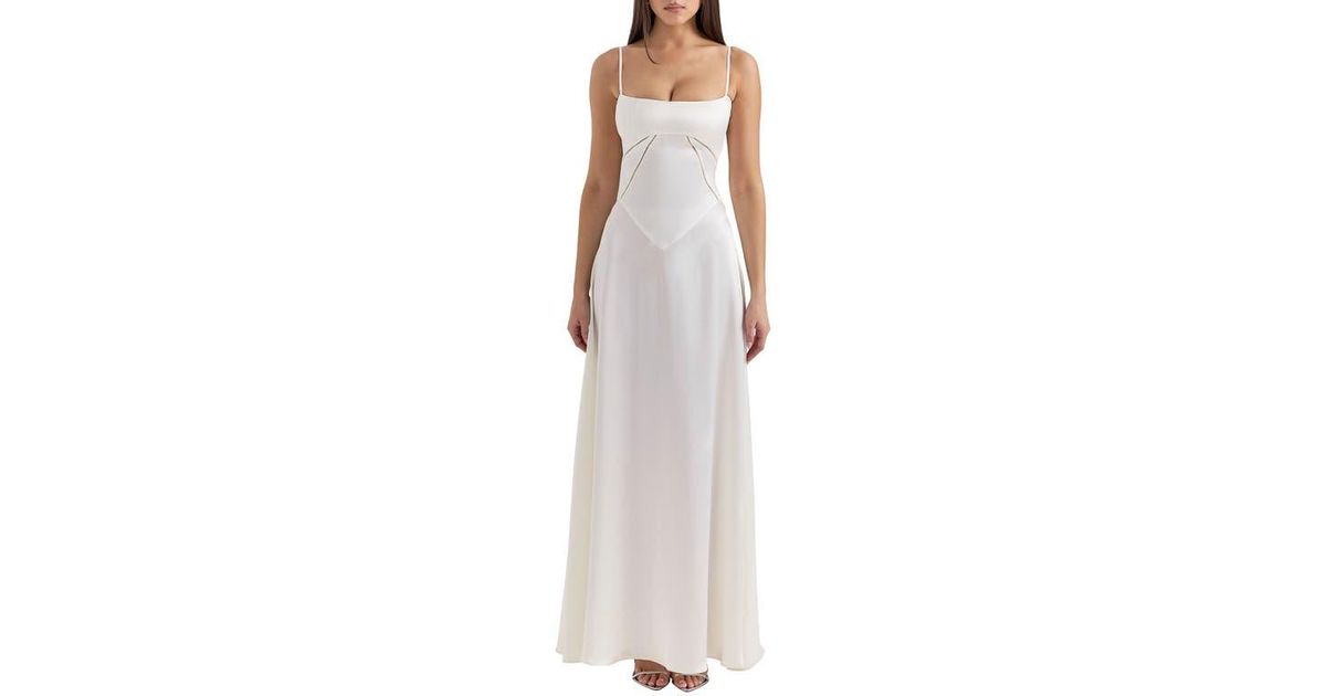 bohemian dress white lace Bohemian Lace Criss-Cross Back Wedding Dress White