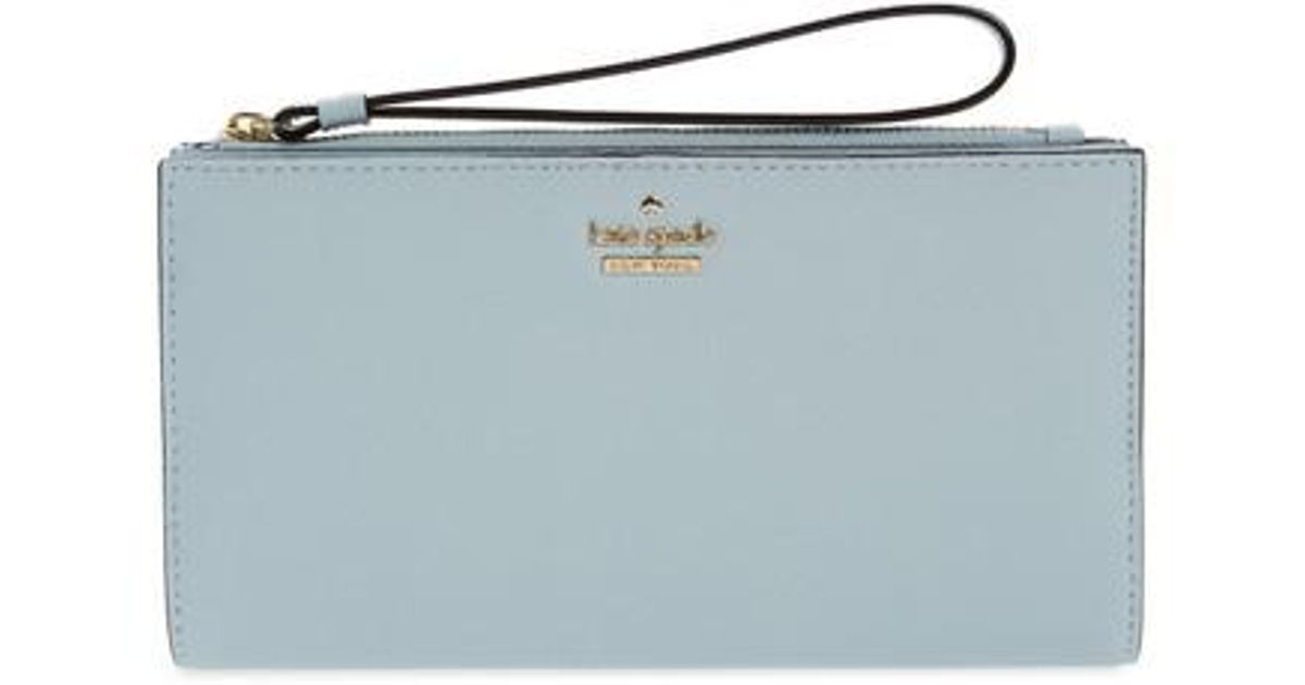 kate spade cameron street wallet blue