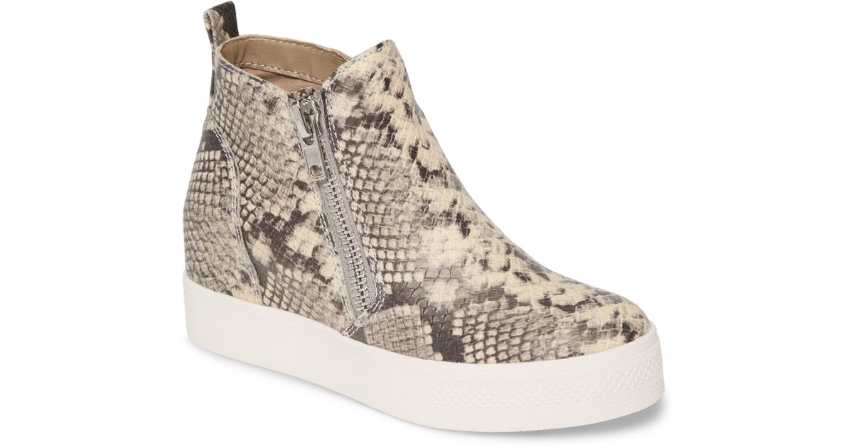 wedgie high top platform sneaker steve madden