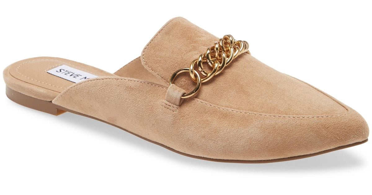 tielo mule in tan steve madden