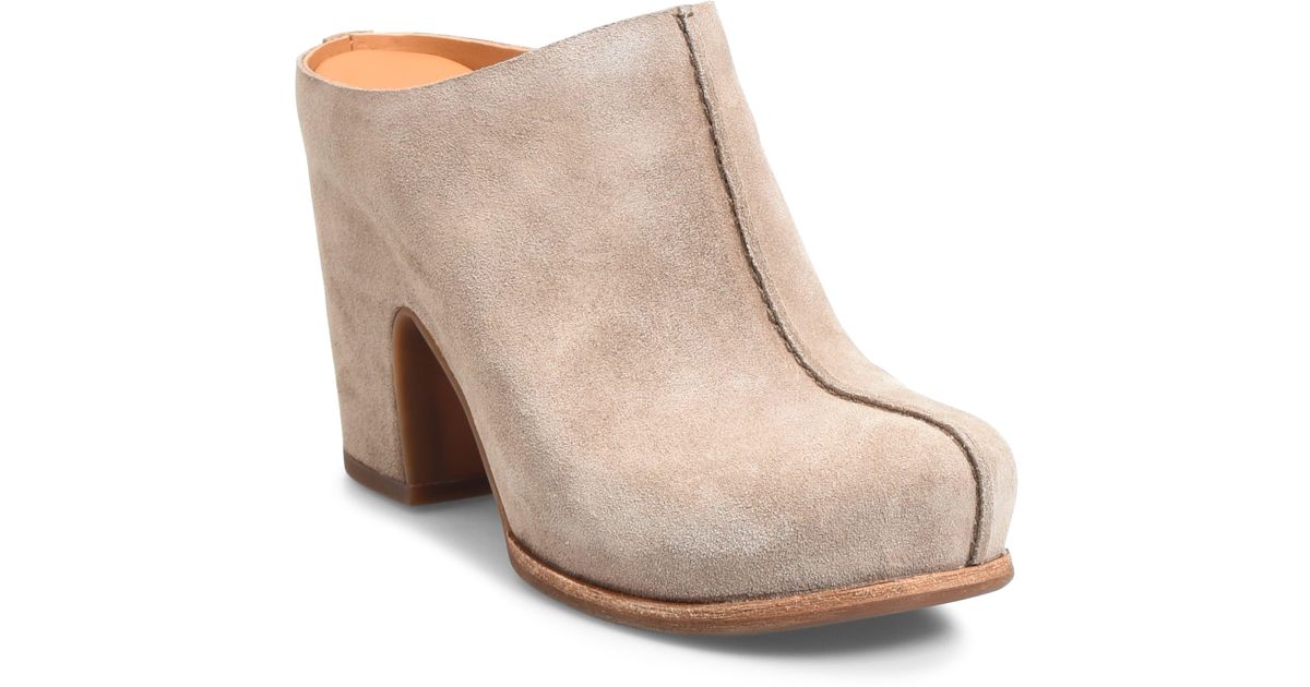 kork ease sagano clog dark brown