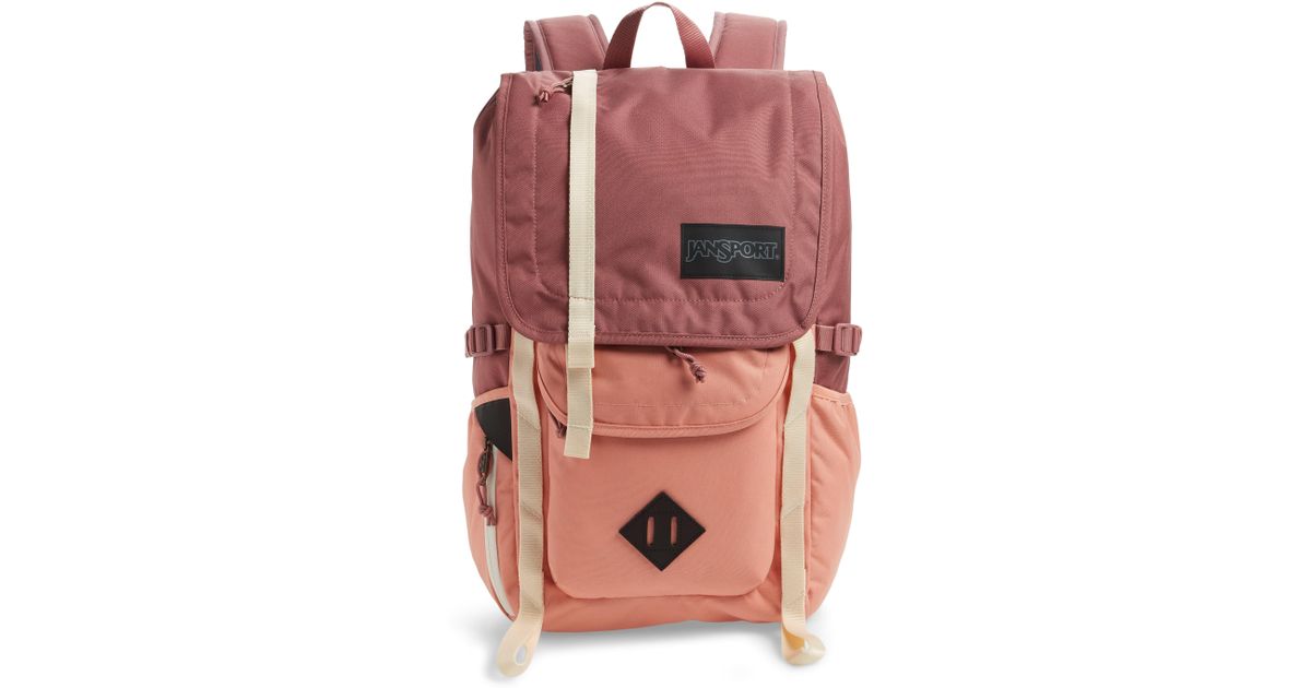 jansport hatchet mocha & muted clay backpack