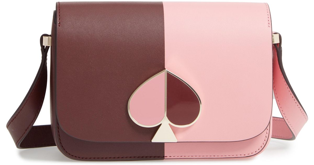 nicola bicolor small shoulder bag