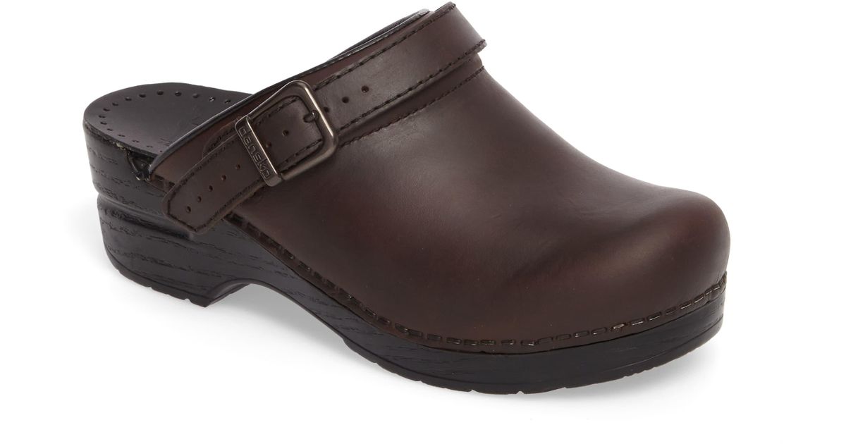 Dansko Ingrid Clog in Brown | Lyst