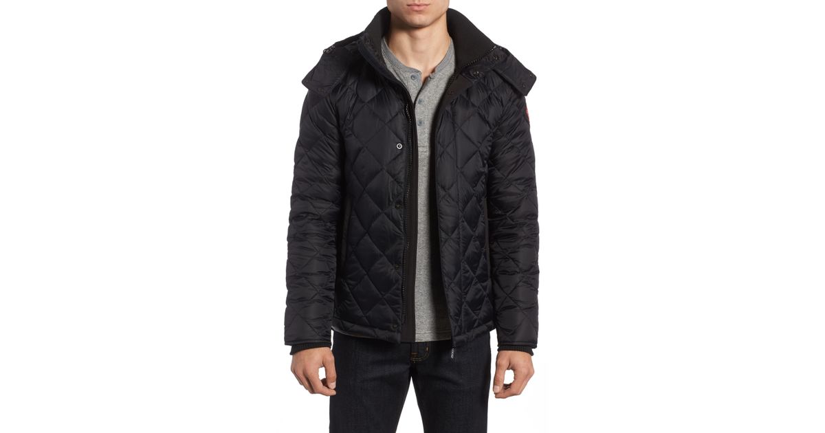 hendriksen slim fit quilted down coat