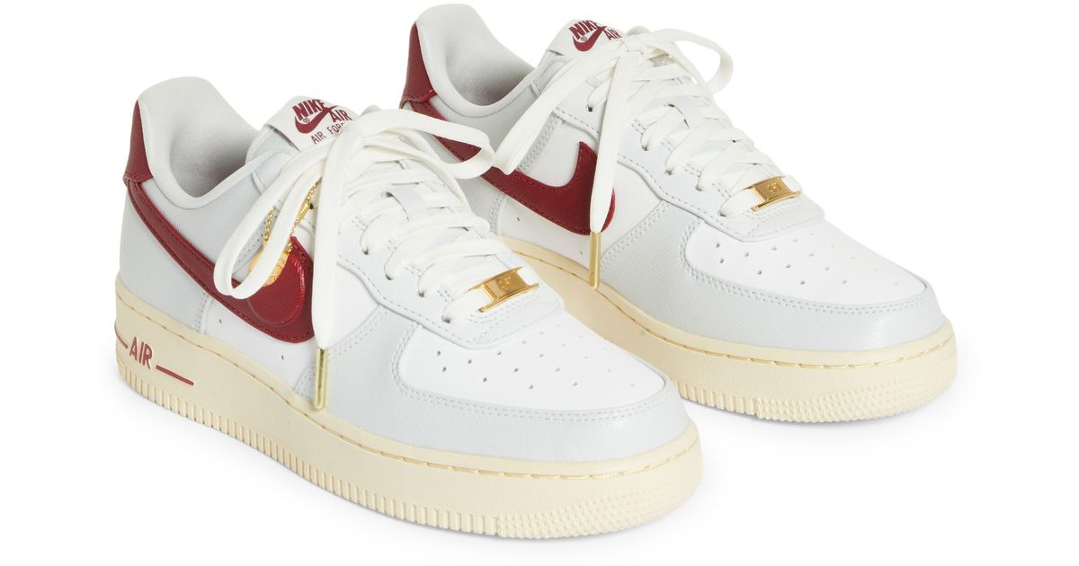 red & white air force 1