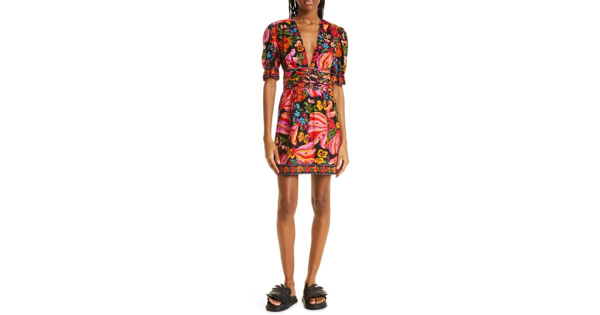 FARM Rio Spring Bananas Print Minidress At Nordstrom in Red | Lyst FARM Rio Spring Bananas Print Minidress At Nordstrom in Red | Lyst