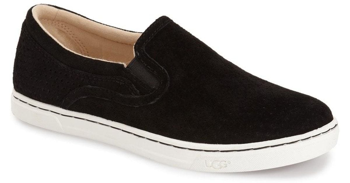 ugg suede slip ons