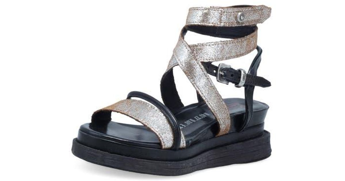 A.s.98 Labo Platform Sandal in Black | Lyst