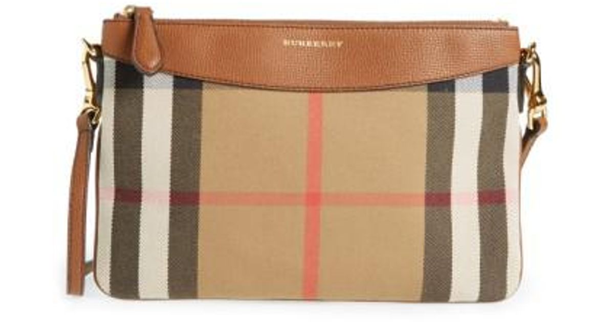 burberry peyton check crossbody