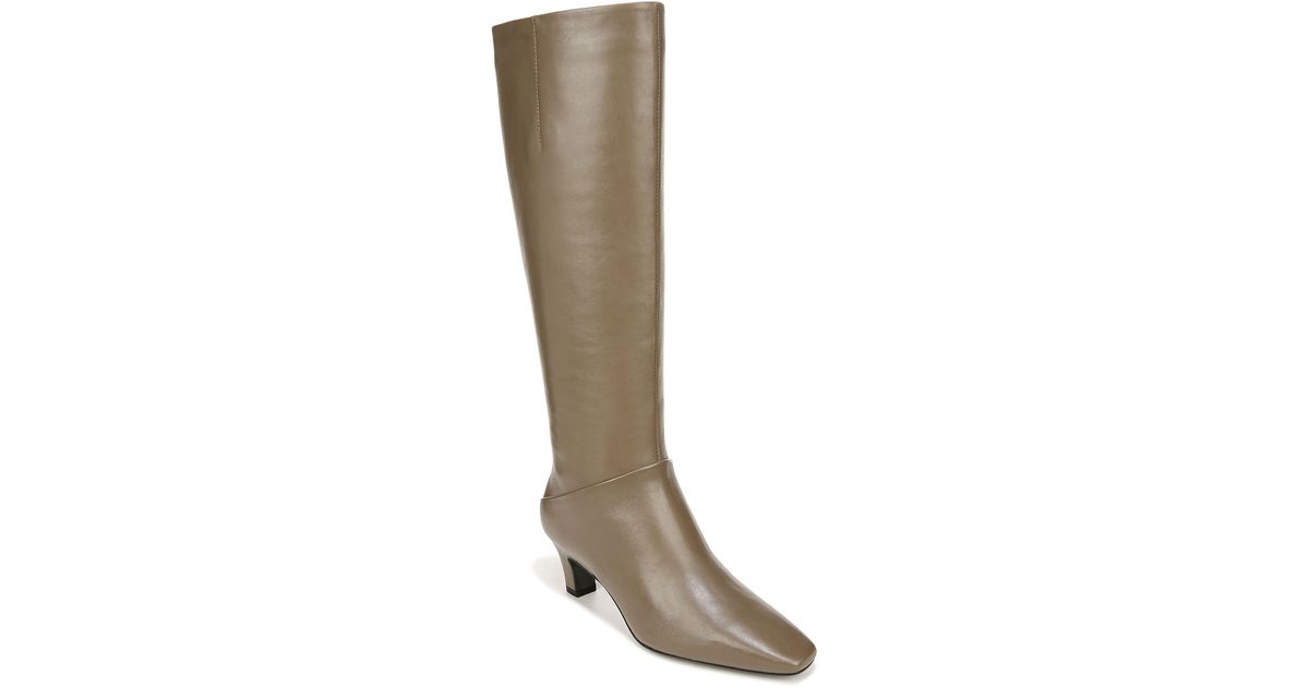 Sarto Andria Knee High Boot in Brown | Lyst