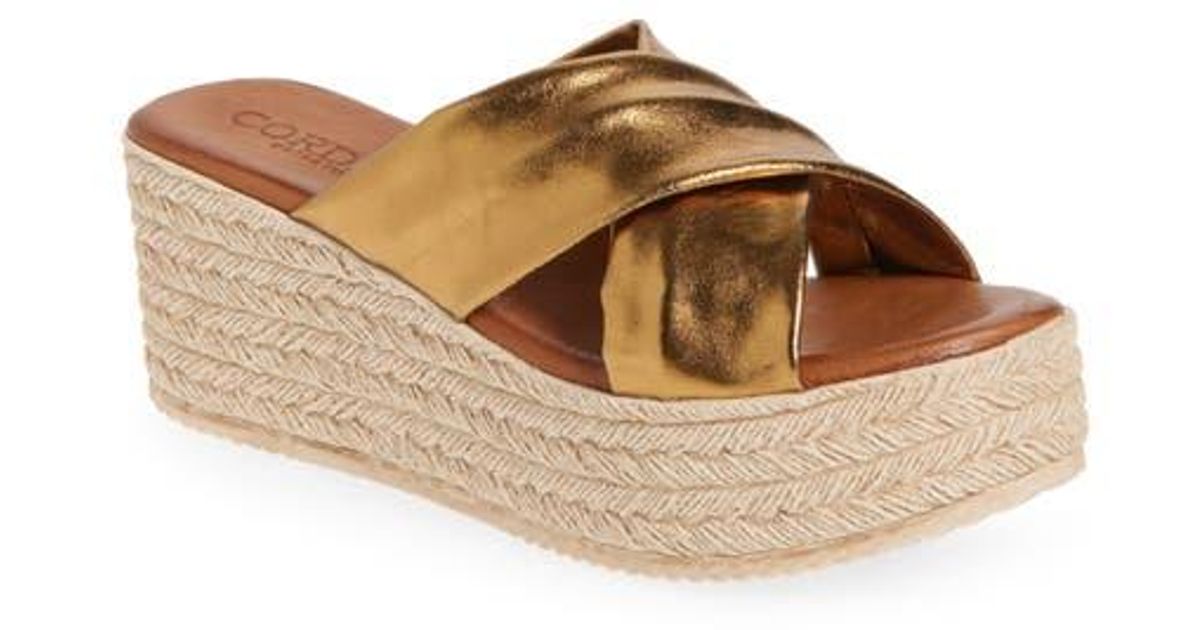Cordani Bella Espadrille Wedge Sandal in Brown | Lyst