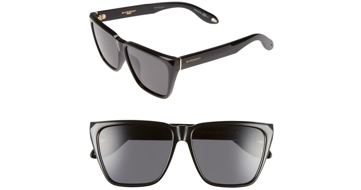 givenchy flat top sunglasses 58mm