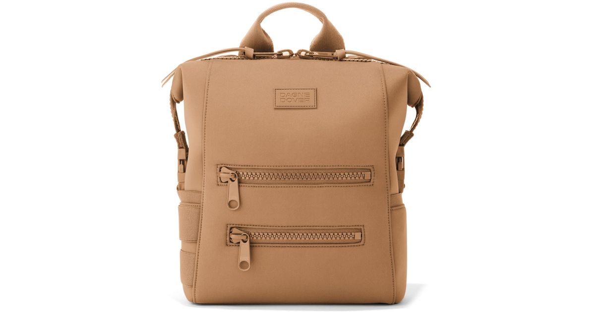 Dagne Dover Small Indi Water Resistant Diaper Backpack in Brown Lyst