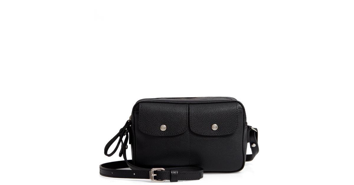 Longchamp Le Foulonné Crossbody Bag Leather Black Longchamp Le Foulonné Crossbody Bag Leather Black