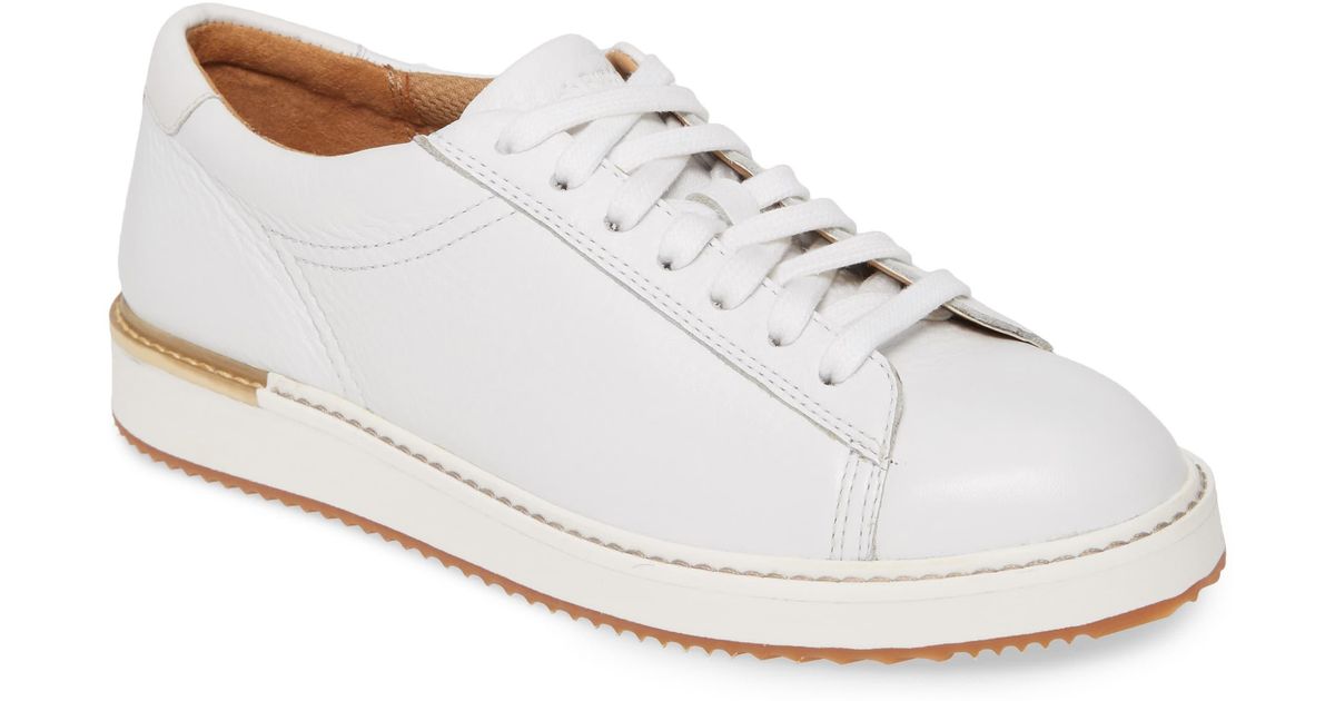 Hush Puppies Sabine Sneaker in White Leather (White) - Lyst