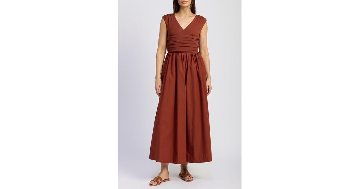en saison combination ruched dress SALE! NWOT En Saison Black Ellen Ruched Combination Dress IN STORES NOW sz S