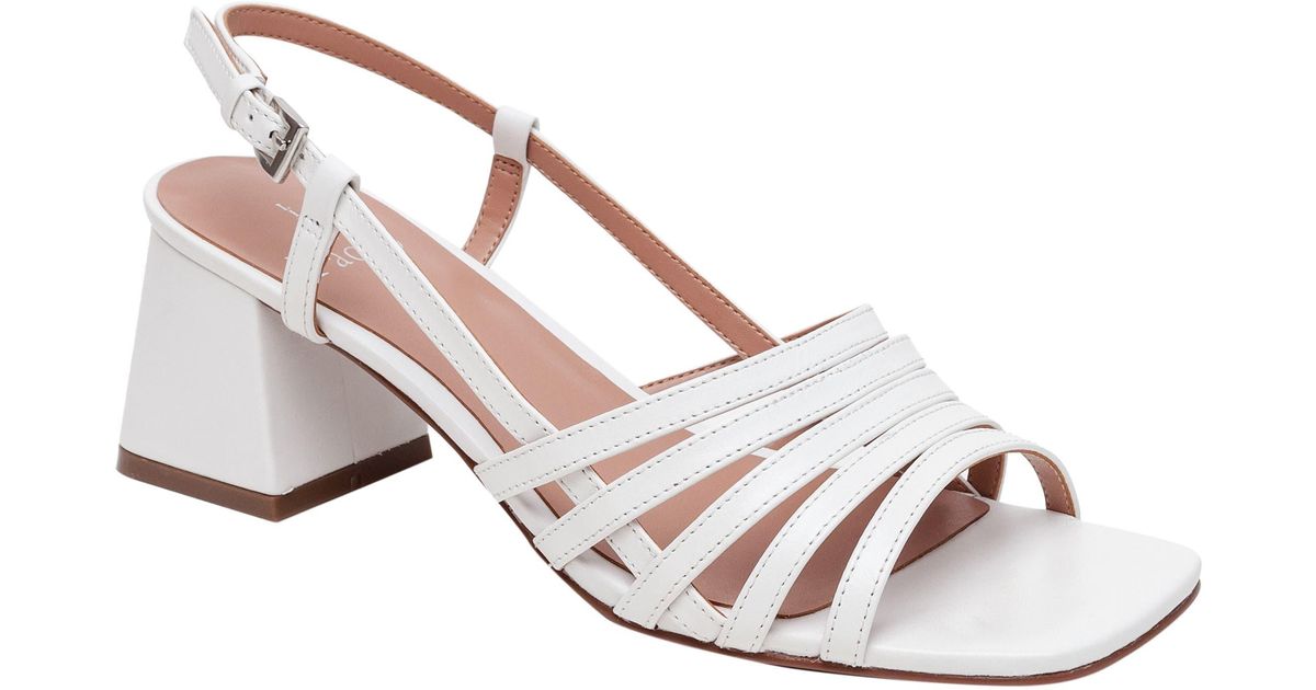 Linea Paolo Isanie Slingback Sandal in White | Lyst