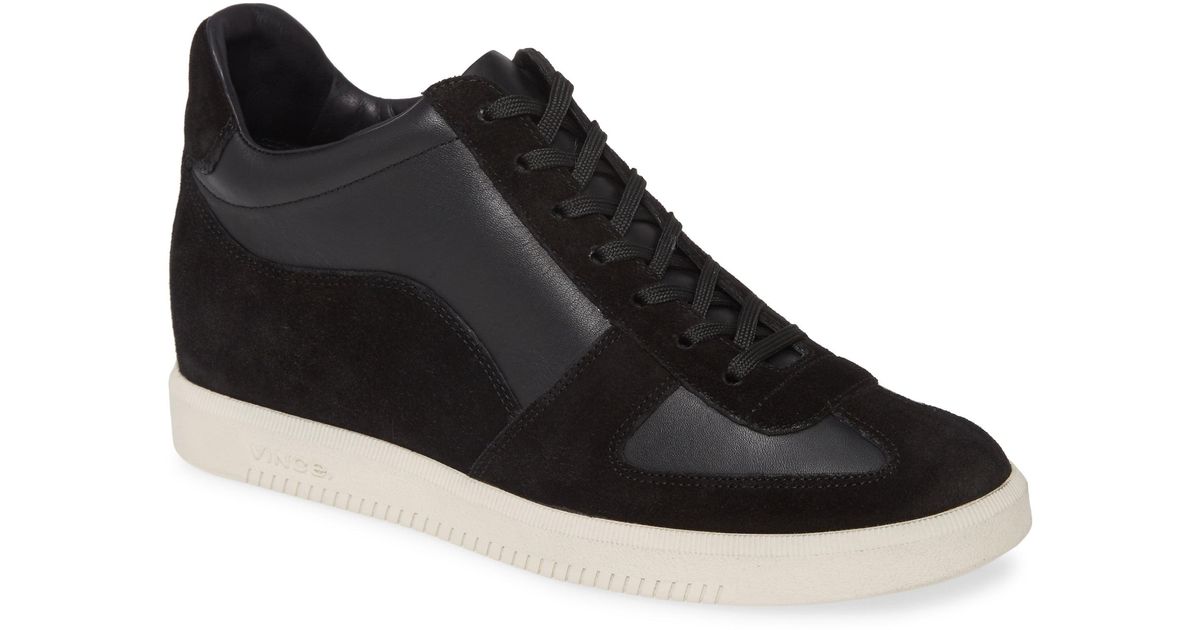 vince ina high top sneaker