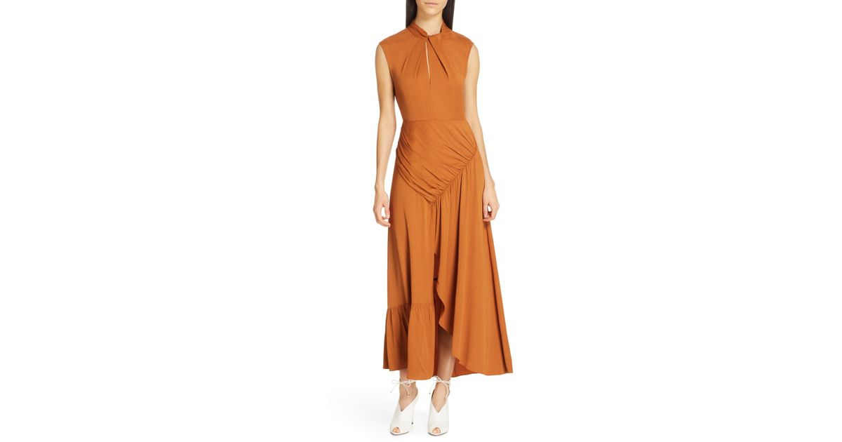 self portrait twist neck dress