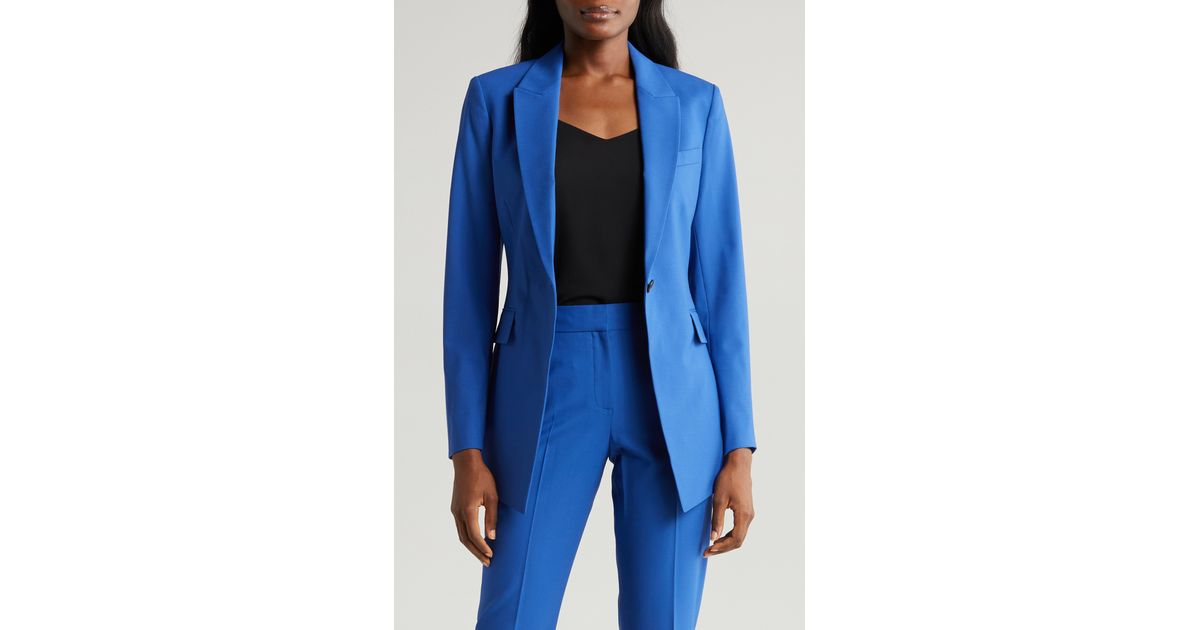 Theory stretch clearance wool open jacket