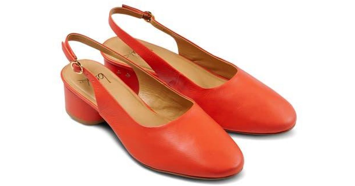 Lora Back Beek Lora Slingback Pump in Red | Lyst