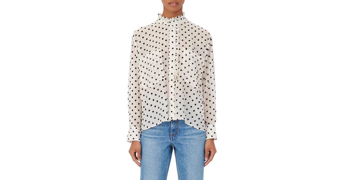 maje polka dot