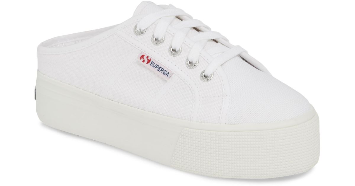 superga canvas mules