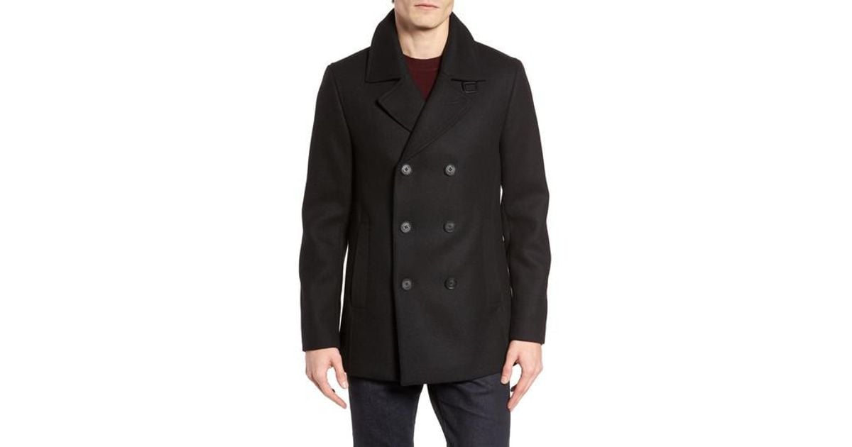 ted baker double breasted peacoat