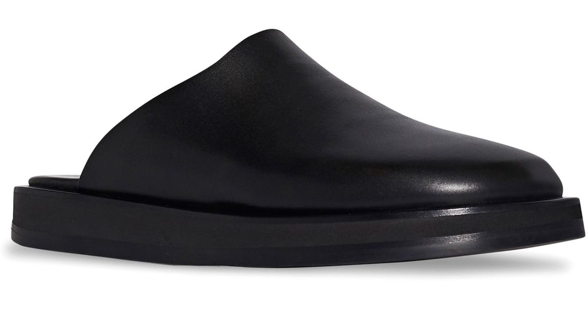 the row sabot smooth calfskin mules