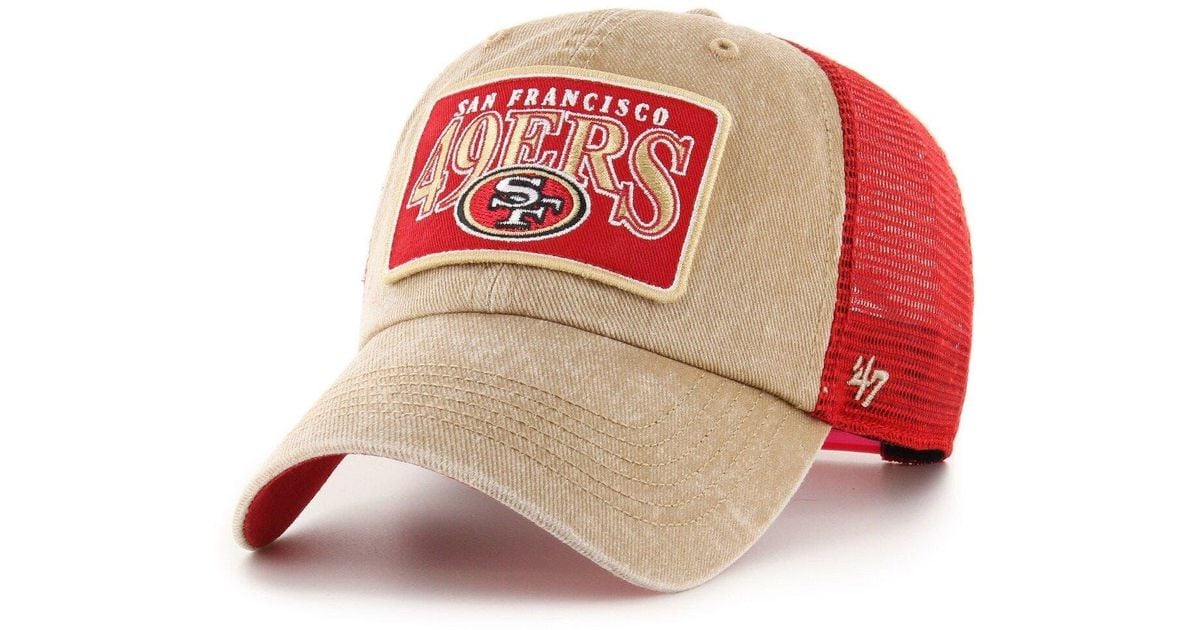 47 San Francisco 49ers Dial Trucker Clean Up Snapback Hat At Nordstrom in  Red for Men