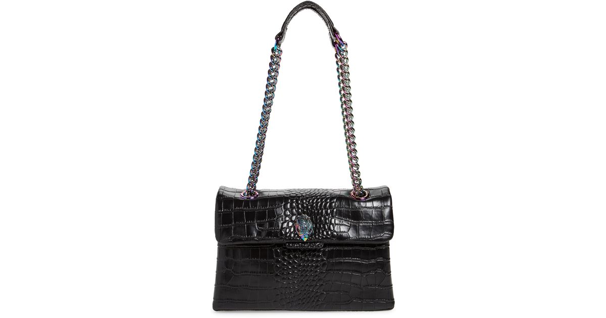 kurt geiger denny black croc