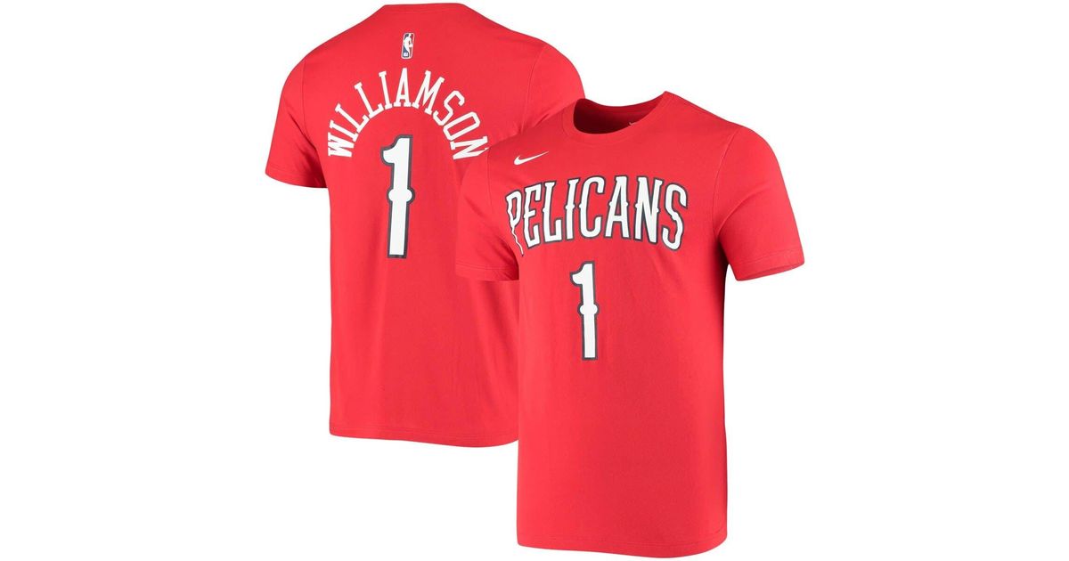 New Orleans Pelicans Nike Name & Number T-Shirt - Zion Williamson - Mens