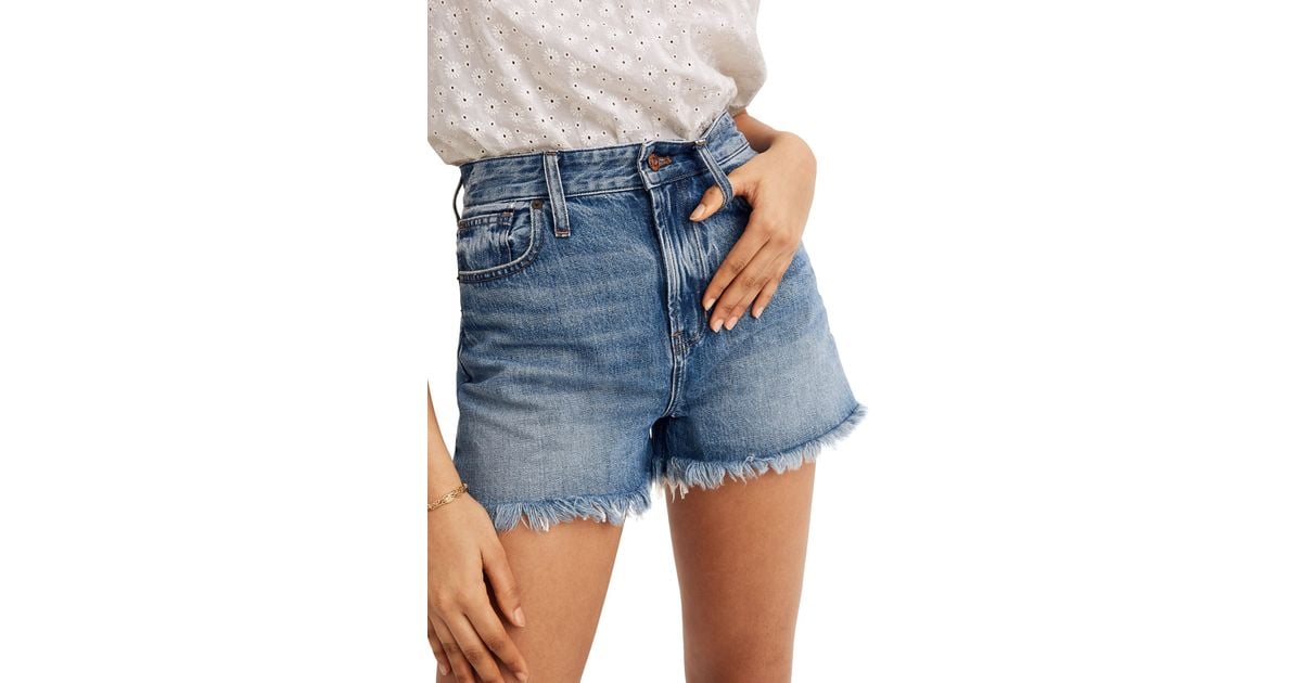 madewell curvy jean shorts