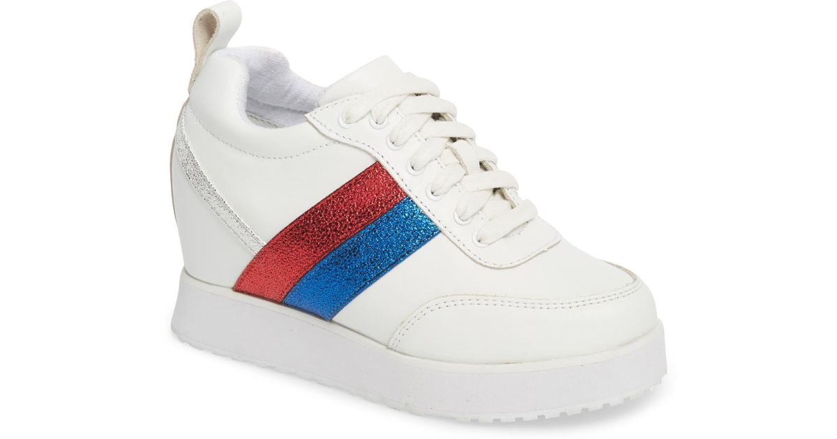 volatile platform wedge sneakers