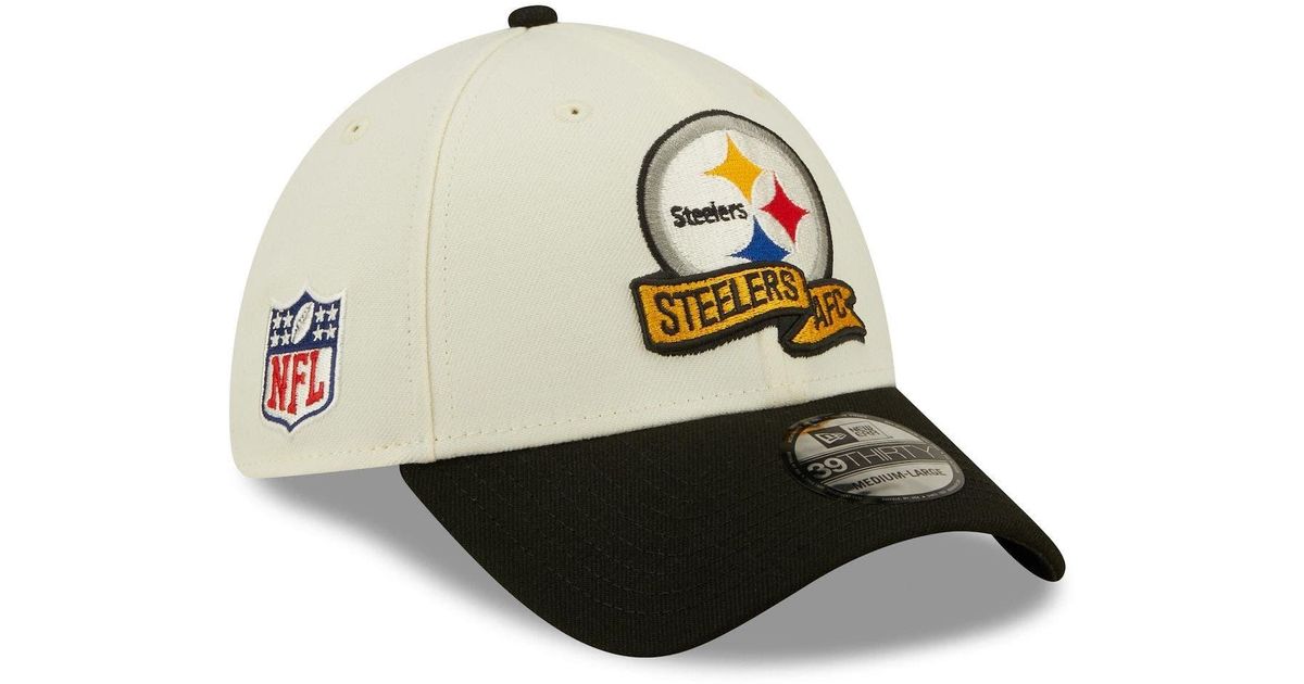 Pittsburgh Steelers New Era 2022 Sideline 39THIRTY Coaches Flex Hat - Black