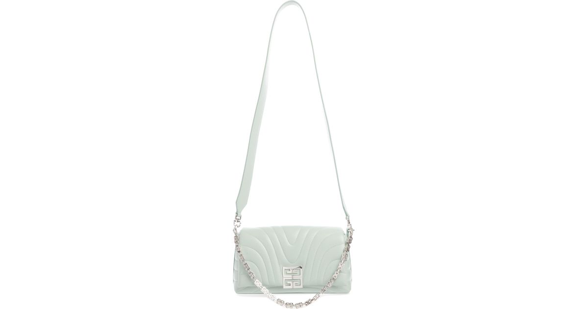 Givenchy Small 4g Quilted Leather Crossbody Bag in White Lyst