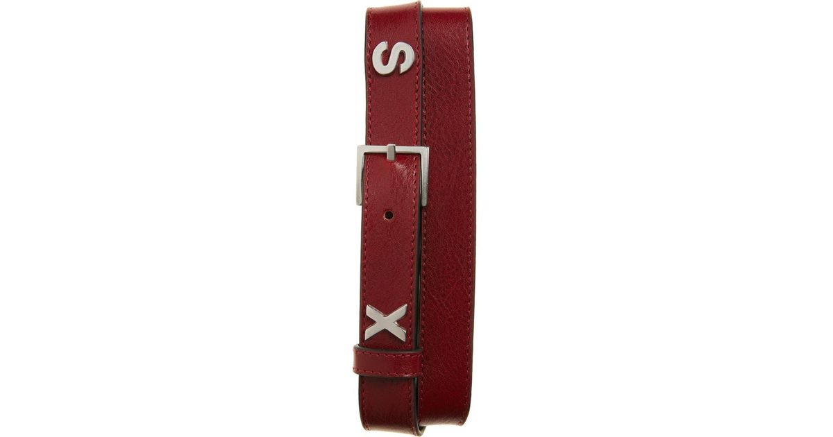 小物 Martine Rose SEX leather belt Martine Rose SEX BELT, Black – Beamhill