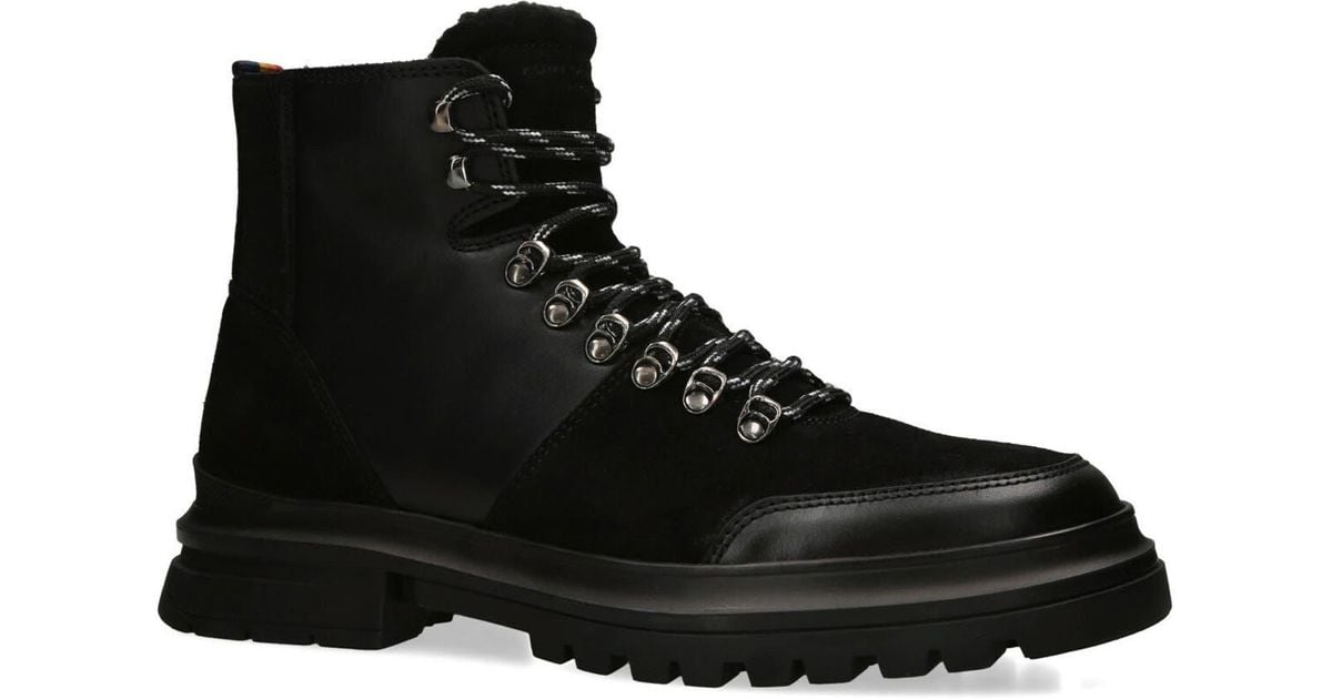 Kurt Geiger Viper Hiking Boot in Black for Men Lyst