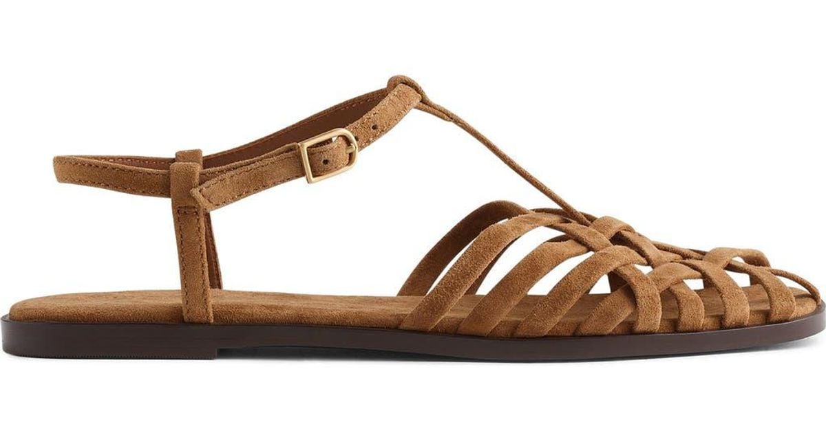 Madewell Milano Fisherman Sandal in Brown Lyst