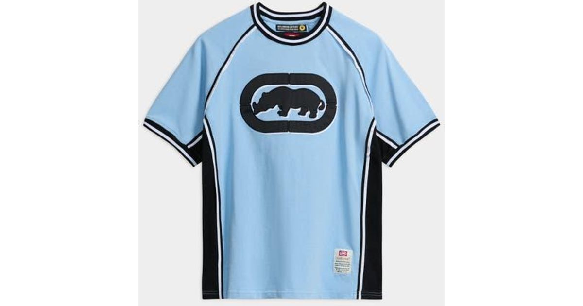 Top Rwino Ecko' Unltd Rhino Raglan Top in Blue for Men | Lyst