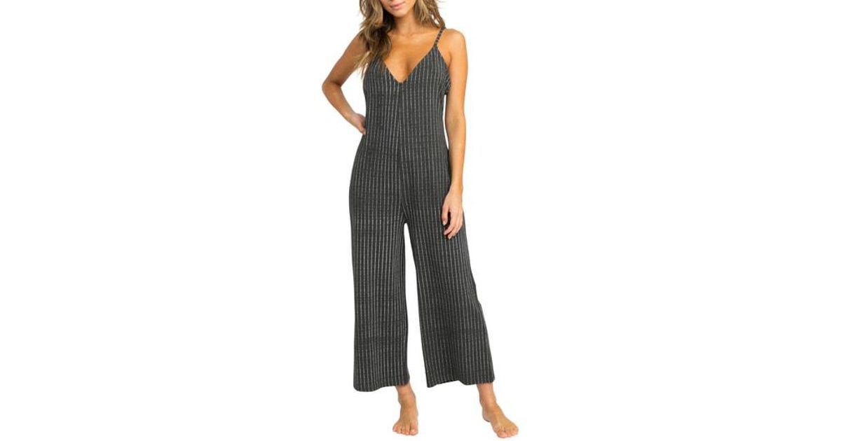 wide leg lounge jumpsuit