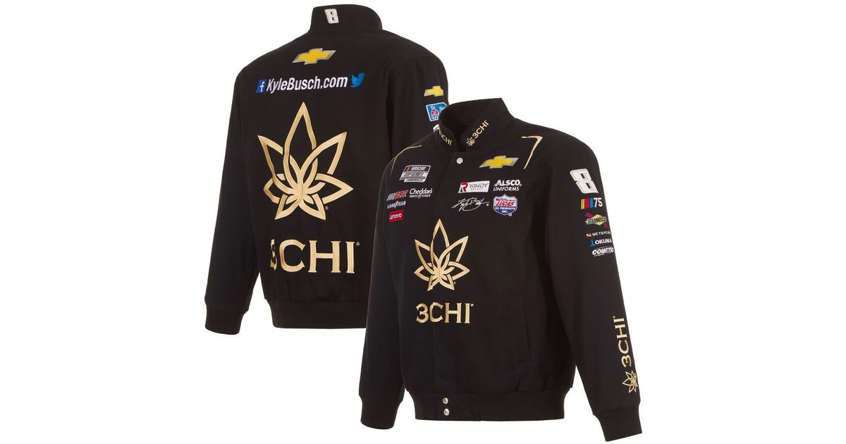JH Design Kyle Busch 3chi Twill Uniform Fullsnap Jacket At Nordstrom