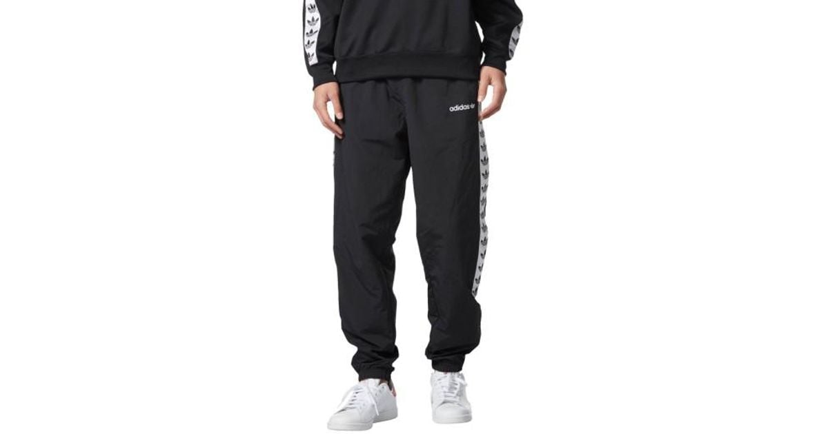 adidas Originals Synthetic Tnt Trefoil Wind Pants in Black/ White (Black)  for Men - Lyst