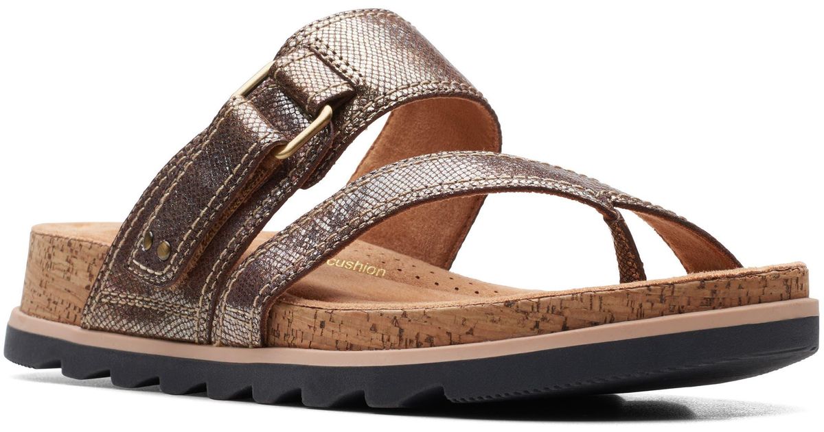 Clarks Clarks(r) Yacht Beach Embossed Sandal Wide Width Available in