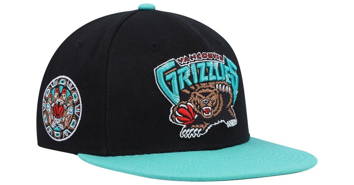 Mitchell & Ness /turquoise Vancouver Grizzlies Hardwood Classics Snapback  Hat At Nordstrom in Green for Men | Lyst
