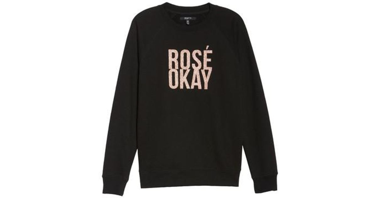 rose okay sweatshirt