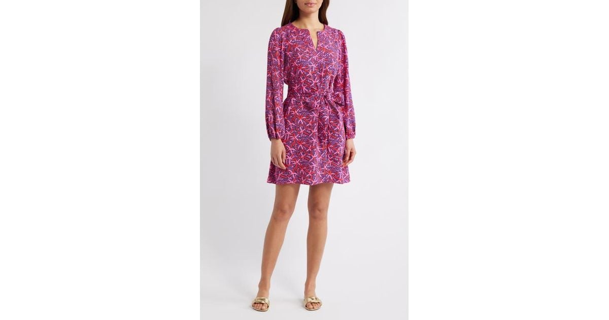 Top Long Sleeve Designer By Lilly Pulitzer In Blue, Size: S
