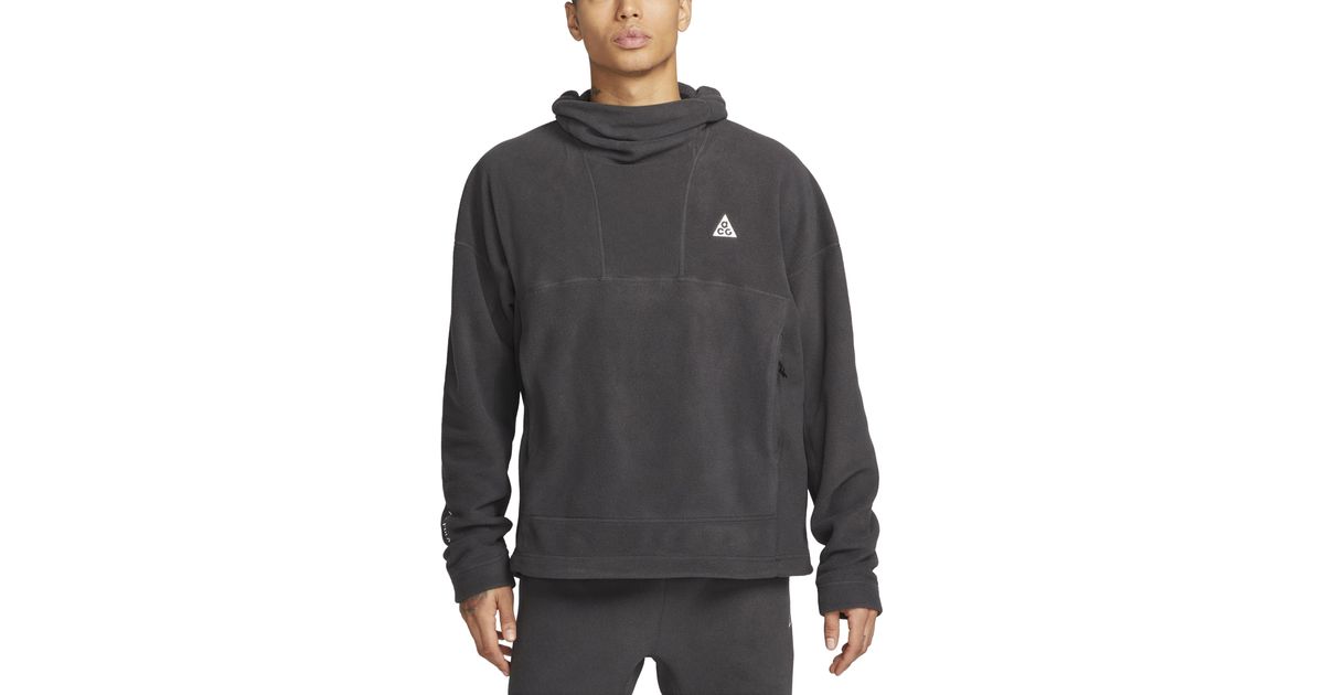 Nike Acg Thermafit Wolf Tree Balaclava Hoodie in Gray for Men Lyst