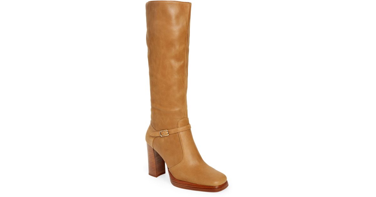 Jeffrey Campbell iggie Knee High Boot in Brown | Lyst